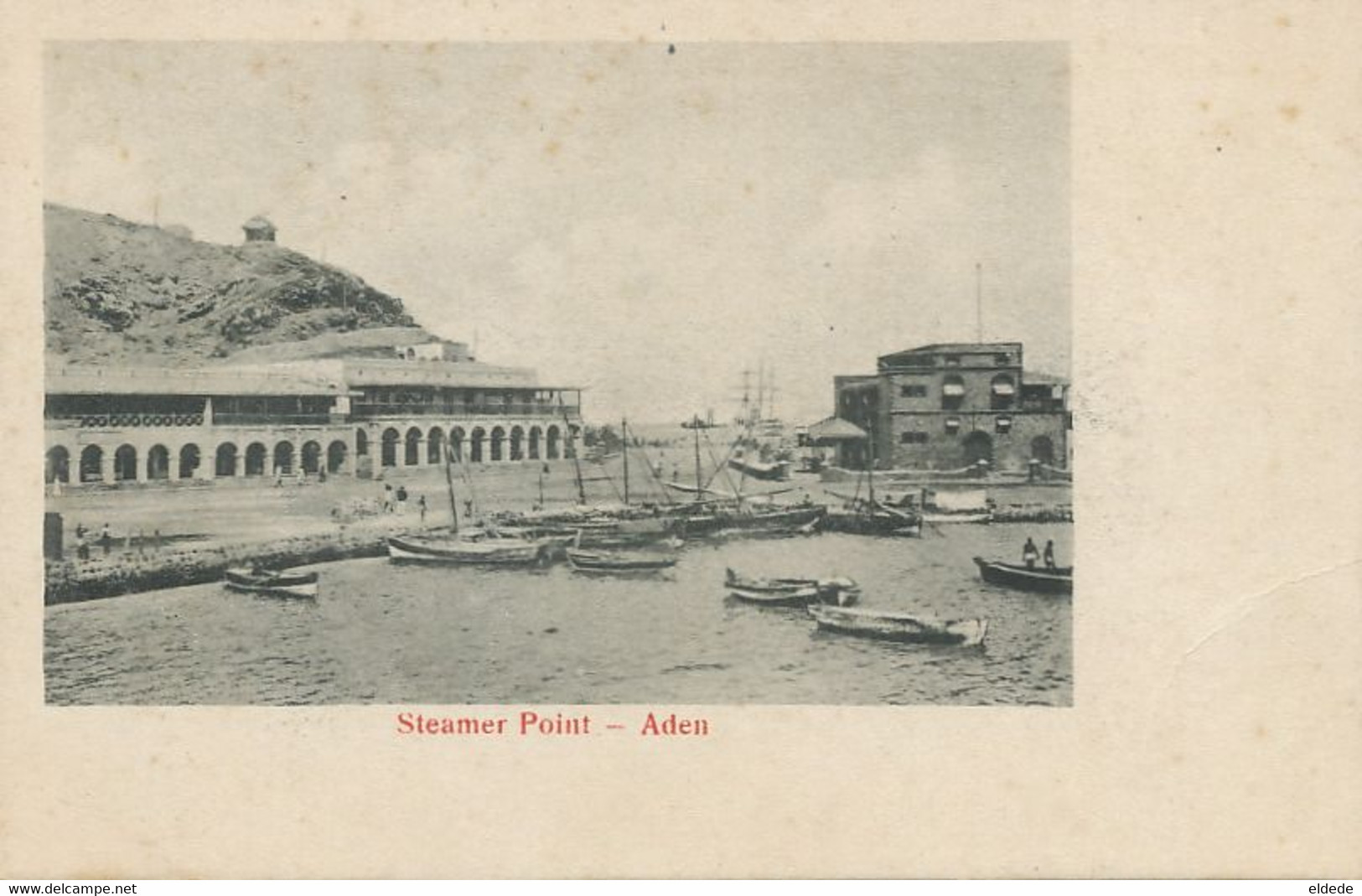 Aden Steamer Point Edit Hotel De L' Europe Turkish Shop I Benghiat Son - Yémen