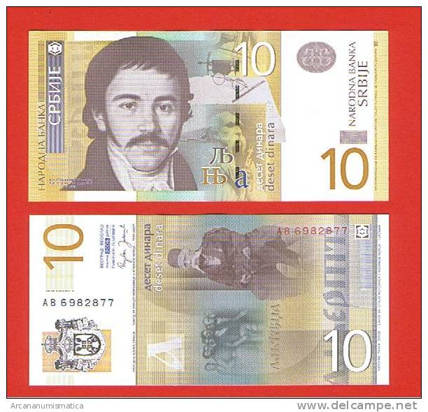 SERBIA  10 DINARES  2006  PLANCHA/UNC/SC    DL-2793 - Other - Europe