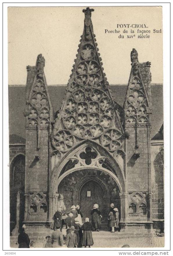 PONT-CROIX  --  Porche De La Façade Sud Du XIV° Siècle - Pont-Croix