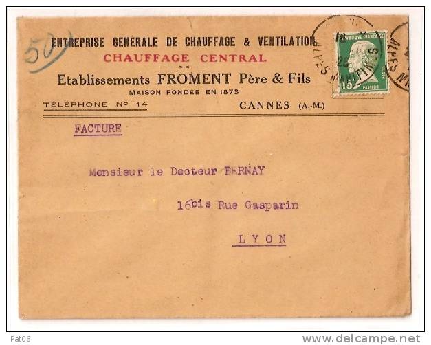 ALPES Mmes    (06)    CANNES - 1922-26 Pasteur