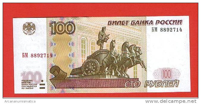 RUSIA  100   RUBLOS 1997(2004)  KM#270  SC/UNC/PLANCHA   DL-2909 - Rusia