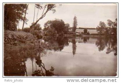 Photo Ancienne, Pêcheur, Tampon Au Verso : Maison De Repos D'Arfeuille - Chatain ( Creuse ) - Non Classés