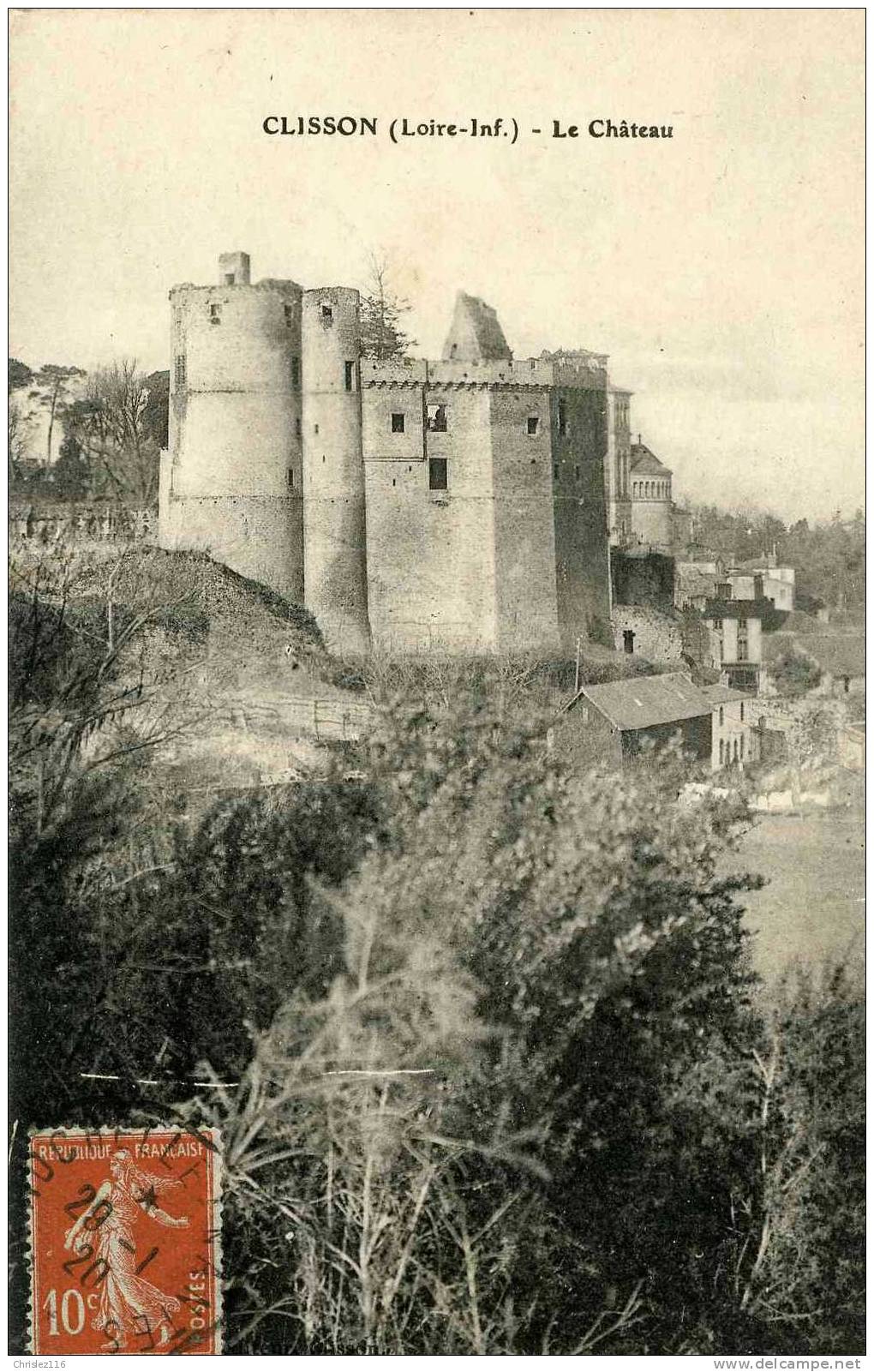 44 CLISSON Le Château  Beau Plan - Clisson