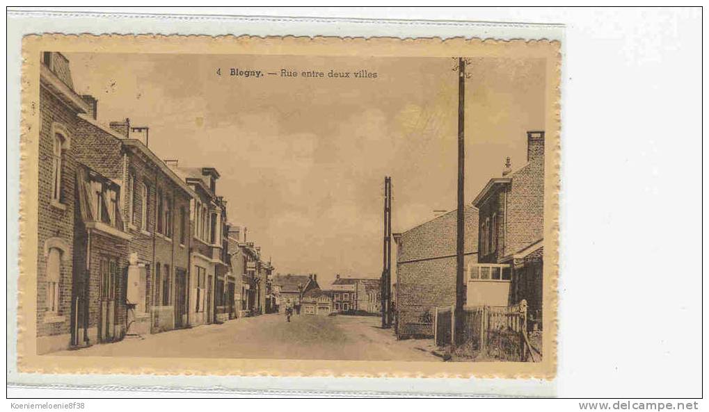 BLEGNY - RUE ENTRE DEUX VILLES - Blegny