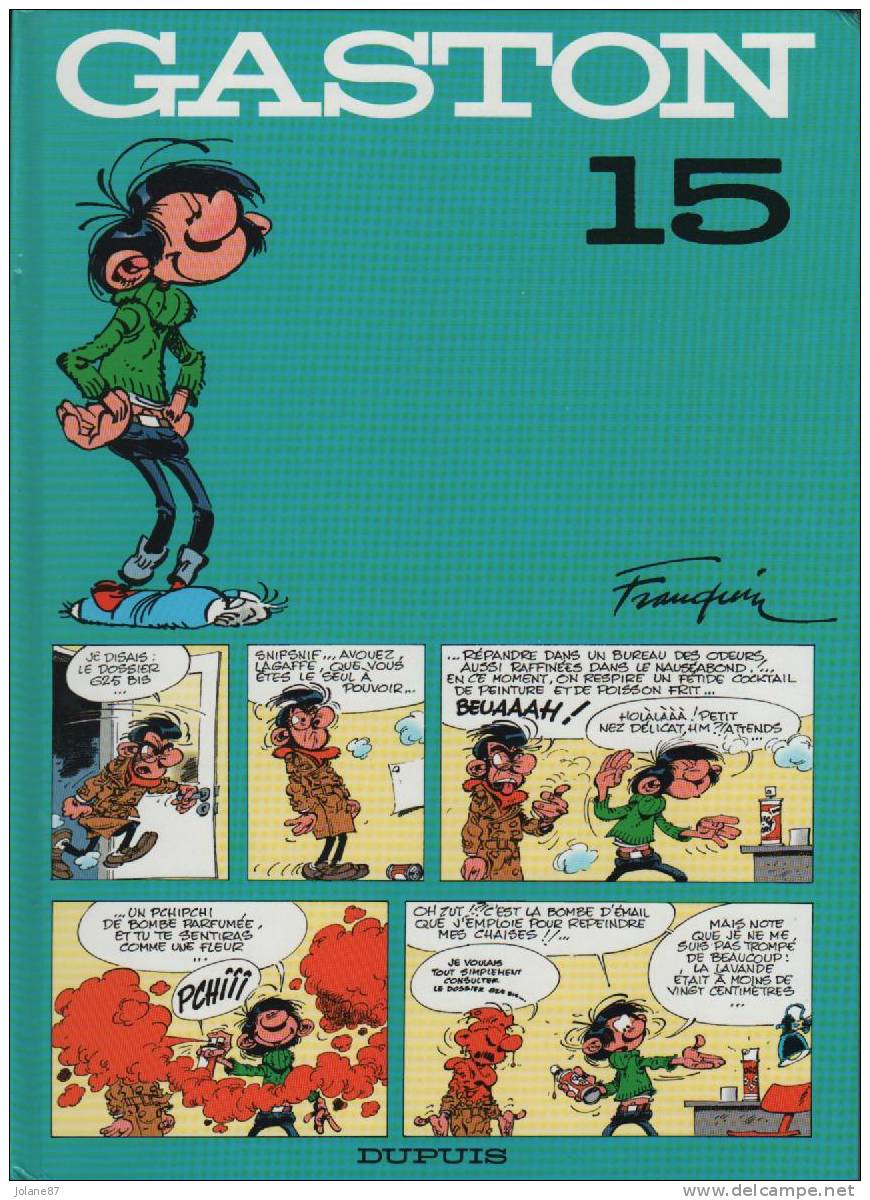 BD GASTON 15,  FRANQUIN,  DUPUIS Neuf - Franquin