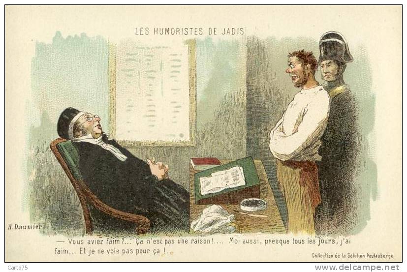 ILLUSTRATEURS - H. Daumier - Juge - Justice - Gendarme - Les Humoristes De Jadis - Altri & Non Classificati