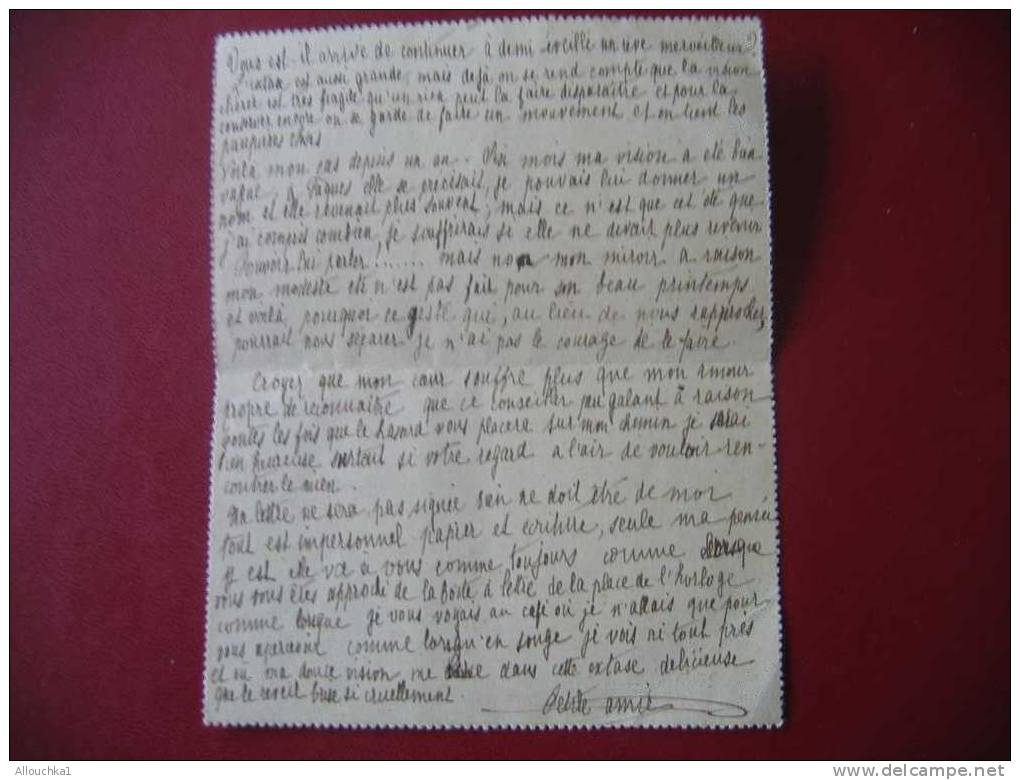 MARCOPHILIE LETTRE CARTE LETTRE ENTIER POSTAUX / DE AVIGNON  POUR AVIGNON LE 31/10/1908 - Letter Cards