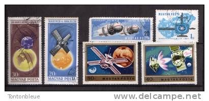 Lot De 6 Timbres Sur Le Theme De L'espace - Varietà & Curiosità