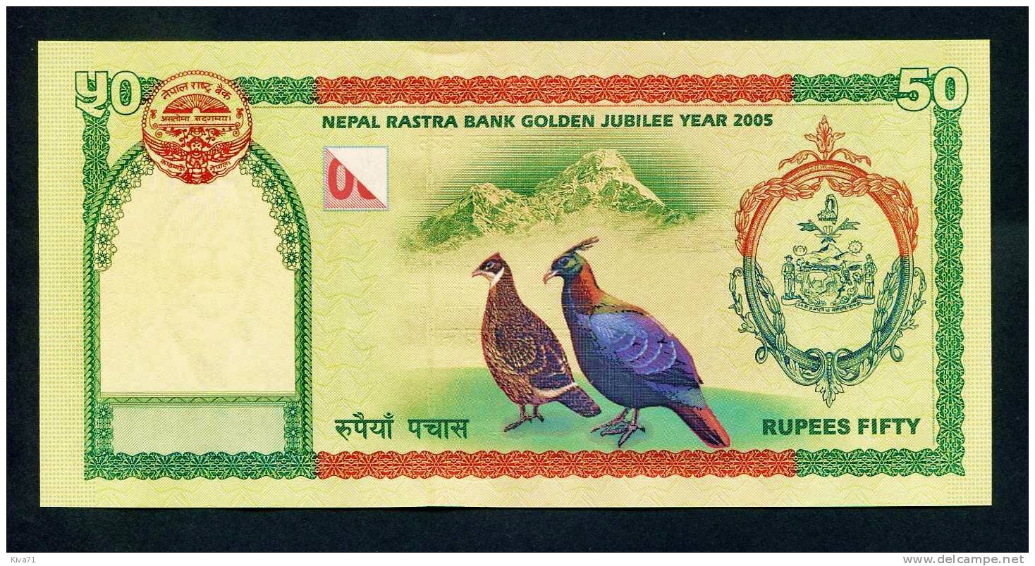 50 Rupees "NEPAL"   2005 Perdrix   UNC    Ro 54 - Nepal