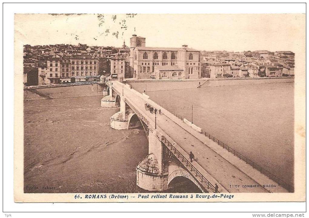 Romans Sur Isère Pont Reliant Romans à Bourg De Pèage - Romans Sur Isere