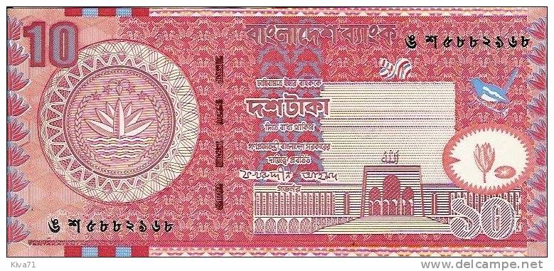 10 Taka  "BANGLADESH"   2002 UNC   Ble 8 - Bangladesh