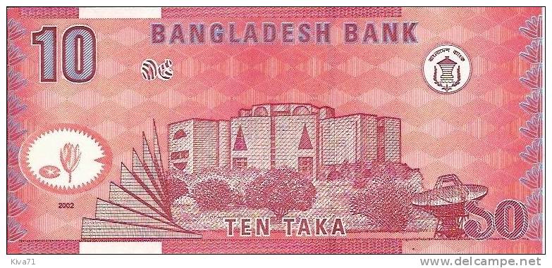 10 Taka  "BANGLADESH"   2002 UNC   Ble 8 - Bangladesh