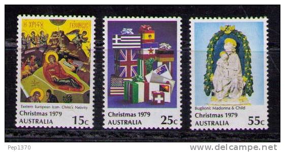 AUSTRALIA 1980 - NAVIDAD NOEL CHRISTMAS - Yvert Nº 681/683 - Nuovi