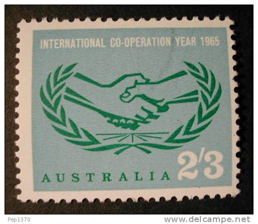 AUSTRALIA 1965 INTERNATIONAL CO-OPERATION YEAR - YVERT 318 - Ongebruikt