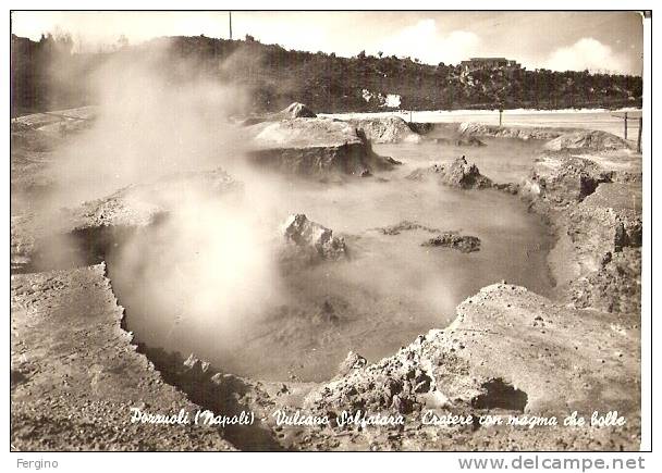 1882/FP/08 - POZZUOLI (NAPOLI) - Vulcano Solfatara, Cratere Con Magma Che Bolle - Pozzuoli