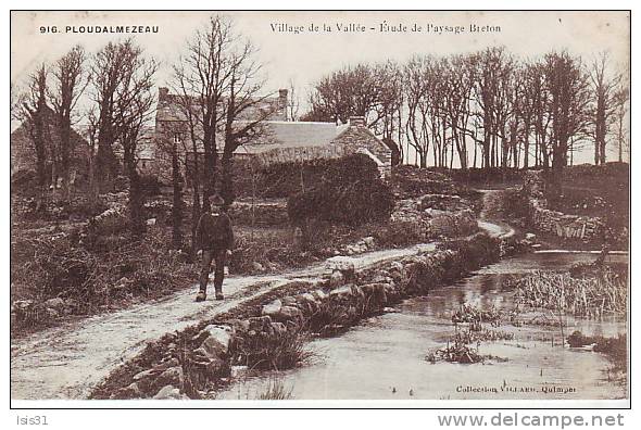 Dép 29 - N361 - Ploudalmézeau - Village De La Vallée - Etude De Paysage Breton - état - Ploudalmézeau