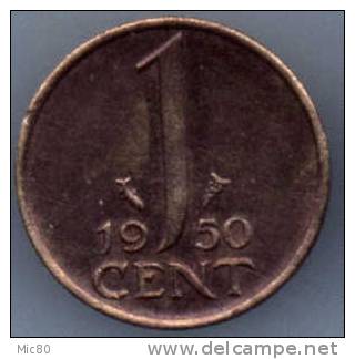 Pays-Bas 1 Cent 1950 Sup - 1948-1980 : Juliana