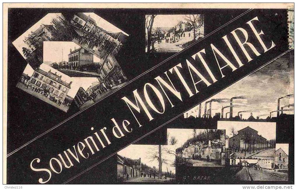 60 MONTATAIRE Superbe Multivues  Idéale Pour Présentation De Collection  1906 - Montataire
