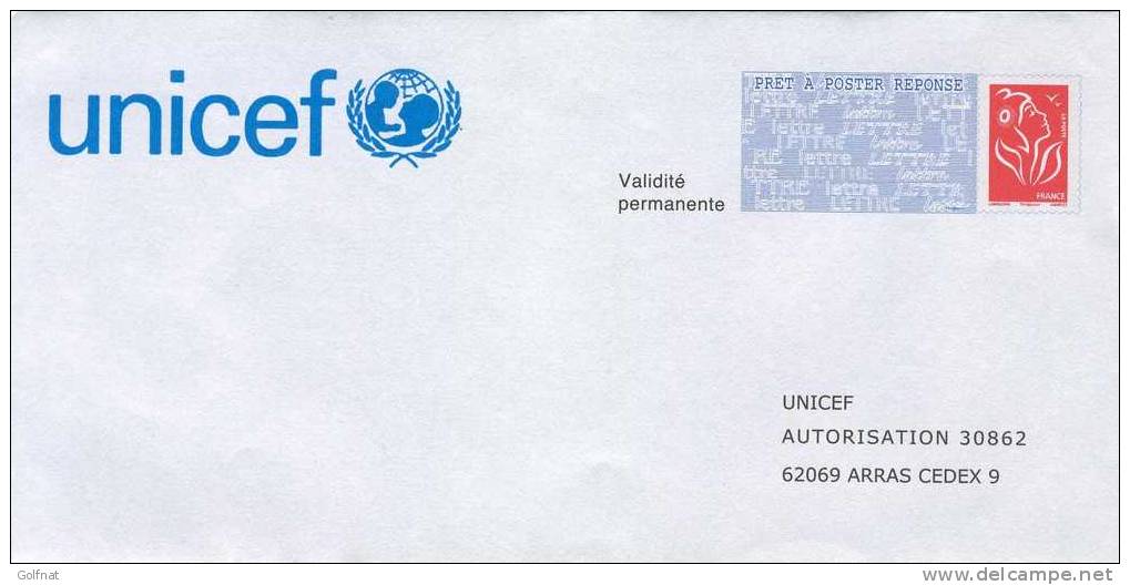 PAP Réponse UNICEF Neuf N° 06P335 - Prêts-à-poster:Answer/Lamouche