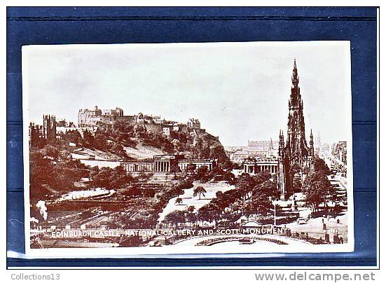 Ecosse - Edinburgh Castle - National Gallery And Scott Monument - Midlothian/ Edinburgh