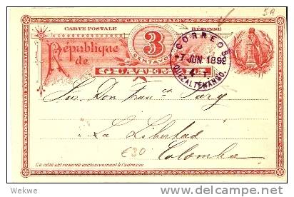 GU039 /   GUATEMALA - Ganzsache, Ascher 5 A 1899 - Guatemala