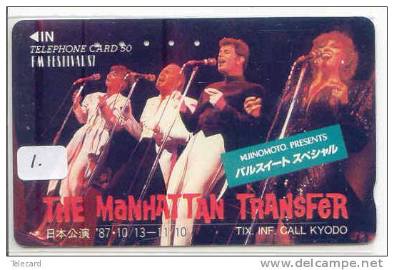 THE MANHATTAN TRANSFER (1) Phonecard Telecarte Telefonkarte MUSIC MUSIQUE MUSIEK - Musik