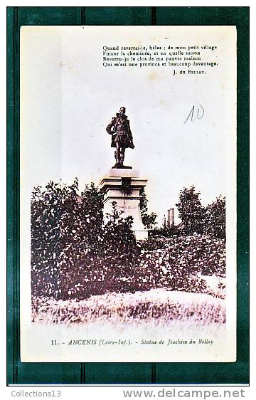 LOIRE ATLANTIQUE - Ancenis - Statue Joachim Du Bellay - Ancenis