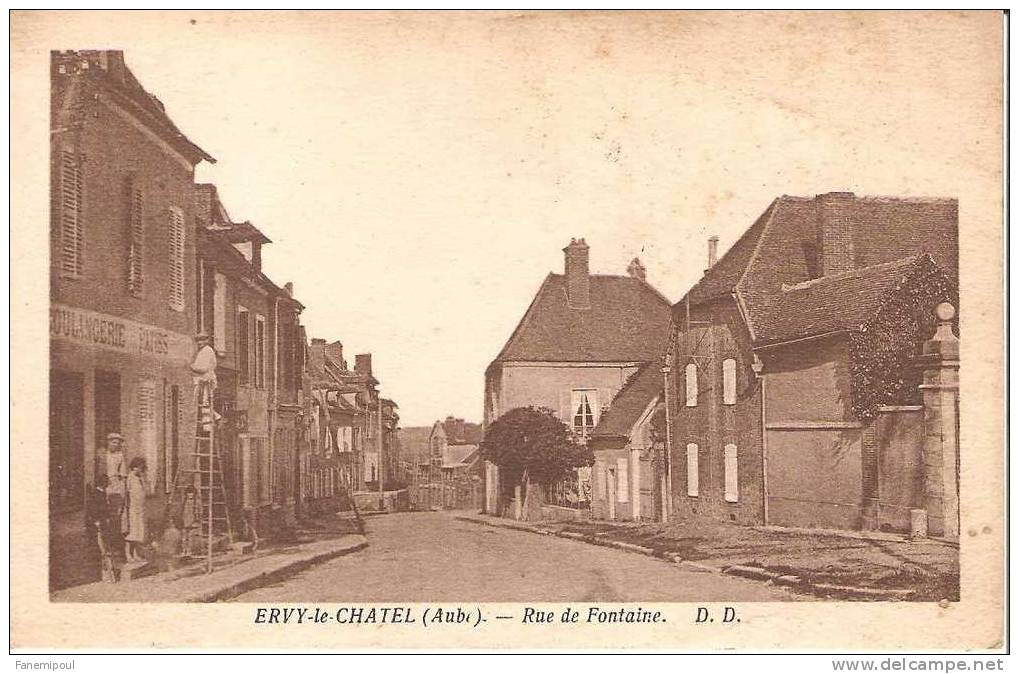 ERVY-LE-CHATEL . Rue De Fontaine - Ervy-le-Chatel