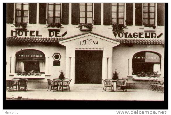 40 - VILLENEUVE De MARSAN - Hôtel Des Voyageurs - Carte Distribuée Par L'Hôtel Mr. J.DARROZE - Villeneuve De Marsan