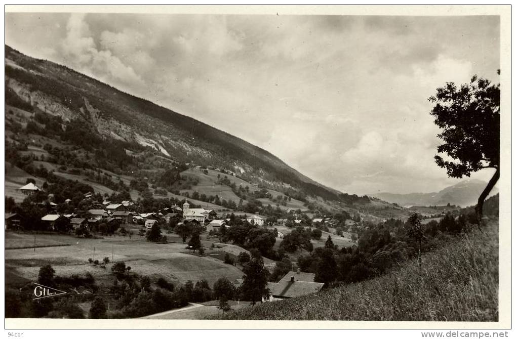 CPSMPF (74)    VILLARDS SUR THONES VUE GENERALE VERS SAINT JEAN DE SIXT - Sixt-Fer-à-Cheval