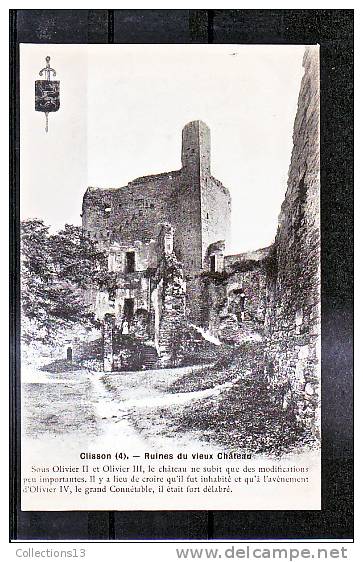 LOIRE ATLANTIQUE - Clisson - Ruines Du Vieux Château - Clisson