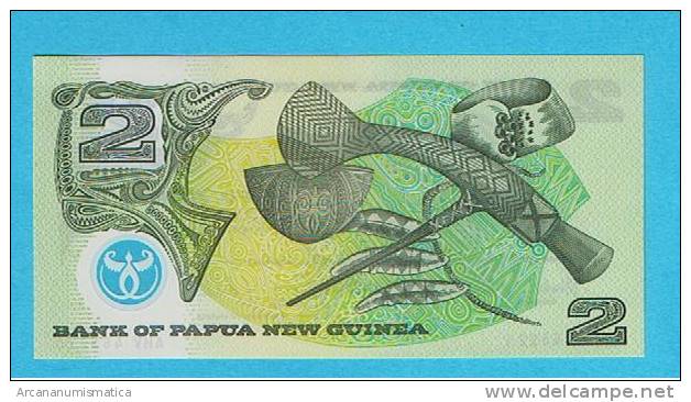 PAPAU NUEVA GUINEA  2  KINA  ND  POLIMERO  PLANCHA/UNC   DL-3194 - Papouasie-Nouvelle-Guinée