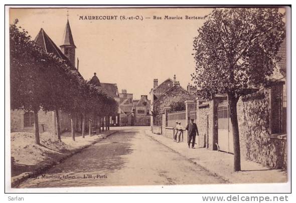 AL , 78 , MAURECOURT , Rue Maurice Berteaux - Maurecourt