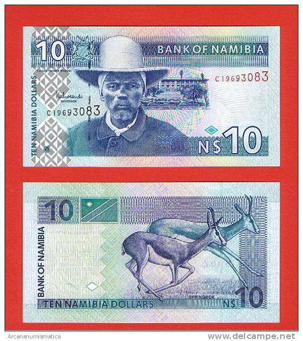 NAMIBIA  10 DOLARES  2001(ND) KM#4a   PLANCHA/UNC   DL-3240 - Namibia