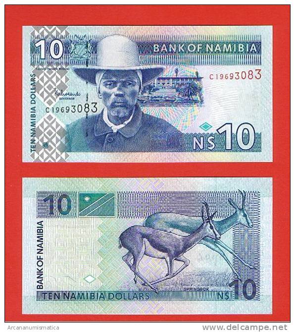 NAMIBIA  10 DOLARES  2001(ND) KM#4a   PLANCHA/UNC   DL-3242 - Namibia