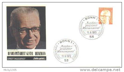 Germany  - Mi-Nr 731 FDC (W080)- - 1971-1980