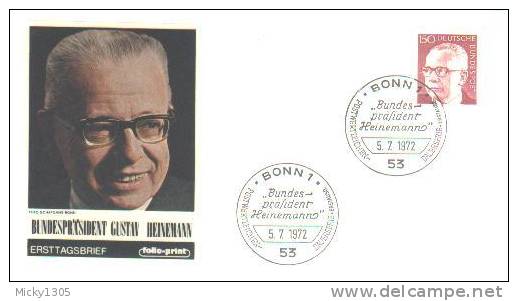 Germany  - Mi-Nr 730 FDC (W081)- - 1971-1980