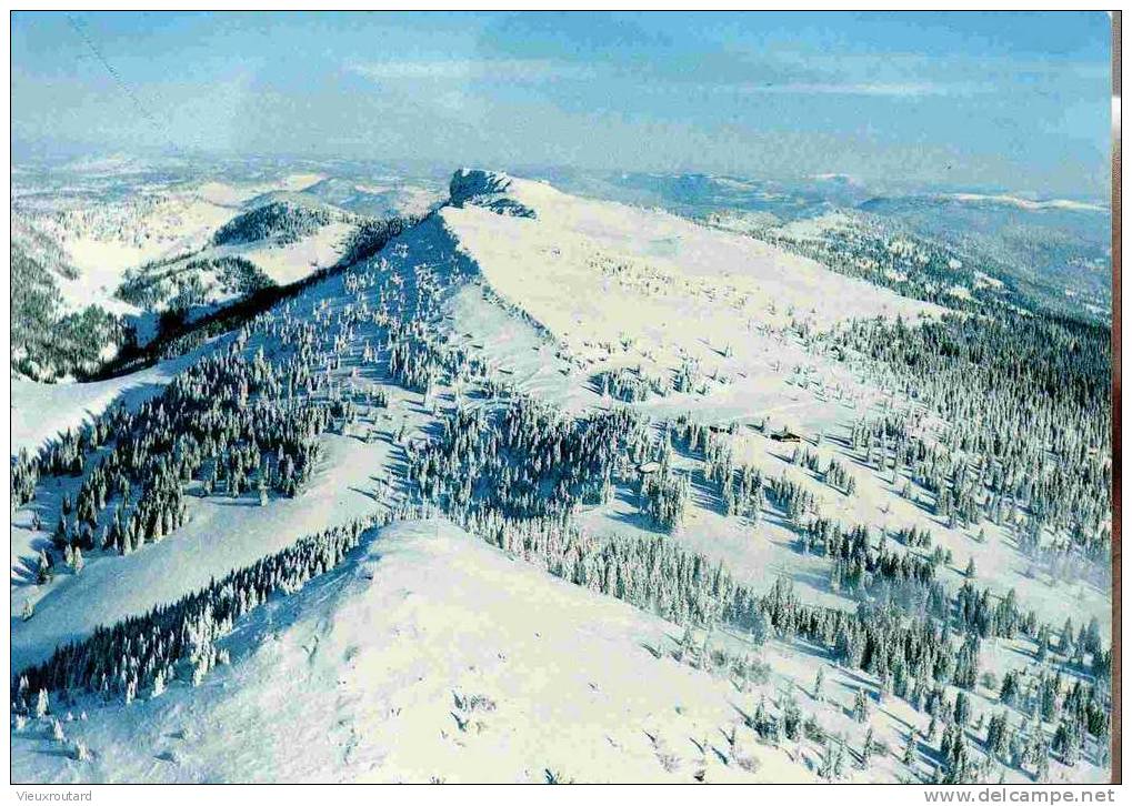 CPSM. MASSIF DU CHASSERON. COCHET ET PETITES ROCHES ARRIVEE DU TELESIEGE DES AVATTES. - Roche