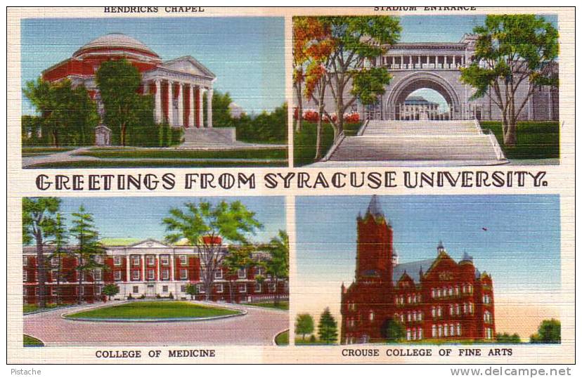 Syracuse University Vers 1955 - Chapel Stadium Medicine Fine Arts - Mint Neuve Impeccable - Syracuse