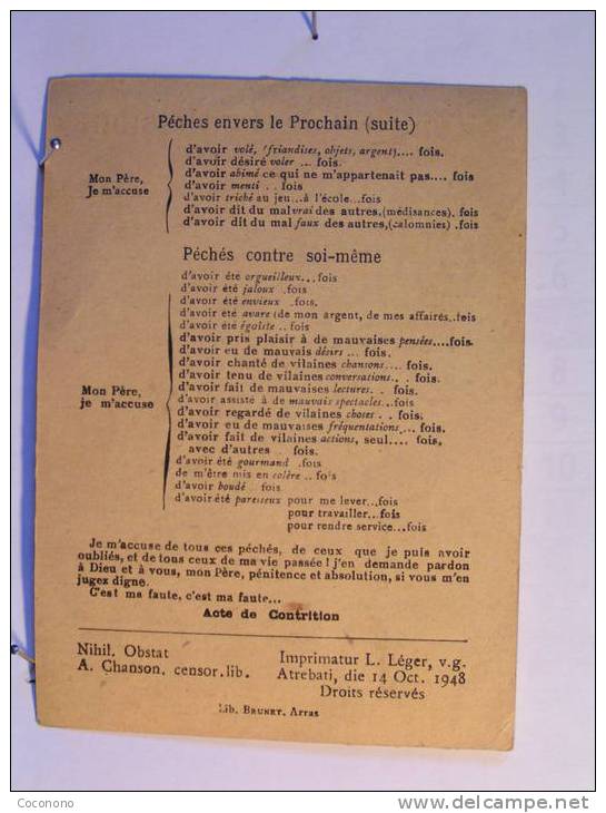 Méthode De Confession à L´usage Des Enfants - Religión & Esoterismo