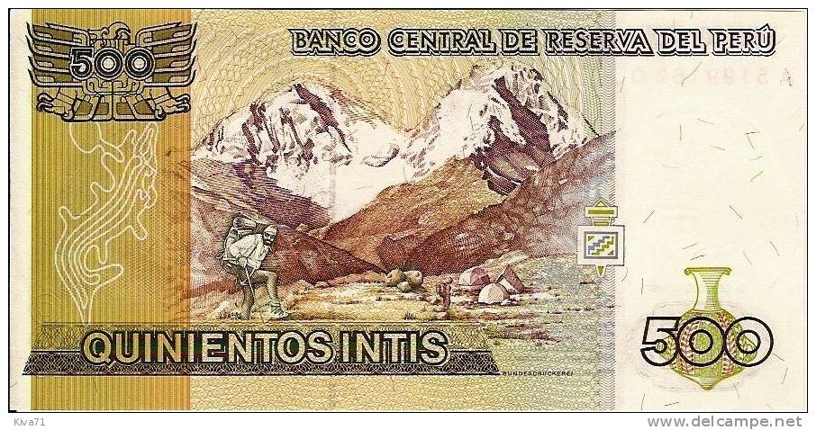 500 Intis "PEROU"   26 Juin 1987 UNC    Ble 63 - Pérou