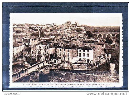 LOIRE ATLANTIQUE - Clisson - Vue Sur Le Qurtier De La Trinité, Prise Sur Le Château - Clisson