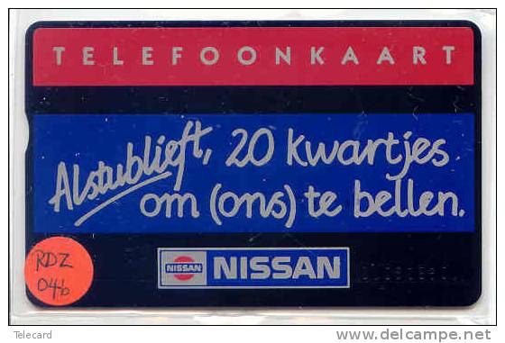 NEDERLAND (RDZ-046) NISSAN Pays-Bas Telecarte PRIVÉ Private Phonecard Telefonkarte Niederlande - Holland - Privadas