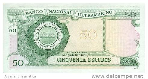 MOZAMBIQUE  50 ESCUDOS (1976)  27-10-1970  KM#116  PLANCHA/UNC   DL-3251 - Moçambique