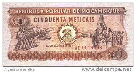 MOZAMBIQUE  50 METICAIS 16-6-1986   KM#129  PLANCHA/UNC   DL-3257 - Mozambique