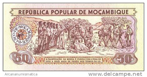 MOZAMBIQUE  50 METICAIS 16-6-1986   KM#129  PLANCHA/UNC   DL-3257 - Moçambique