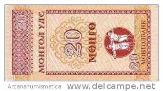 MONGOLIA  20 MONGO 1993  KM#50  PLANCHA/UNC   DL-3269 - Mongolia