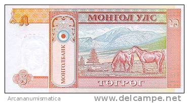 MONGOLIA  5 TUGRIK  1993  KM#53  PLANCHA/UNC   DL-3280 - Mongolië