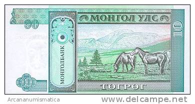 MONGOLIA  10 TUGRIK  1993  KM#54  PLANCHA/UNC   DL-3283 - Mongolië