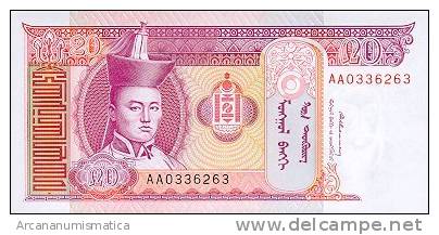 MONGOLIA  20 TUGRIK  1993  KM#55  PLANCHA/UNC   DL-3286 - Mongolia